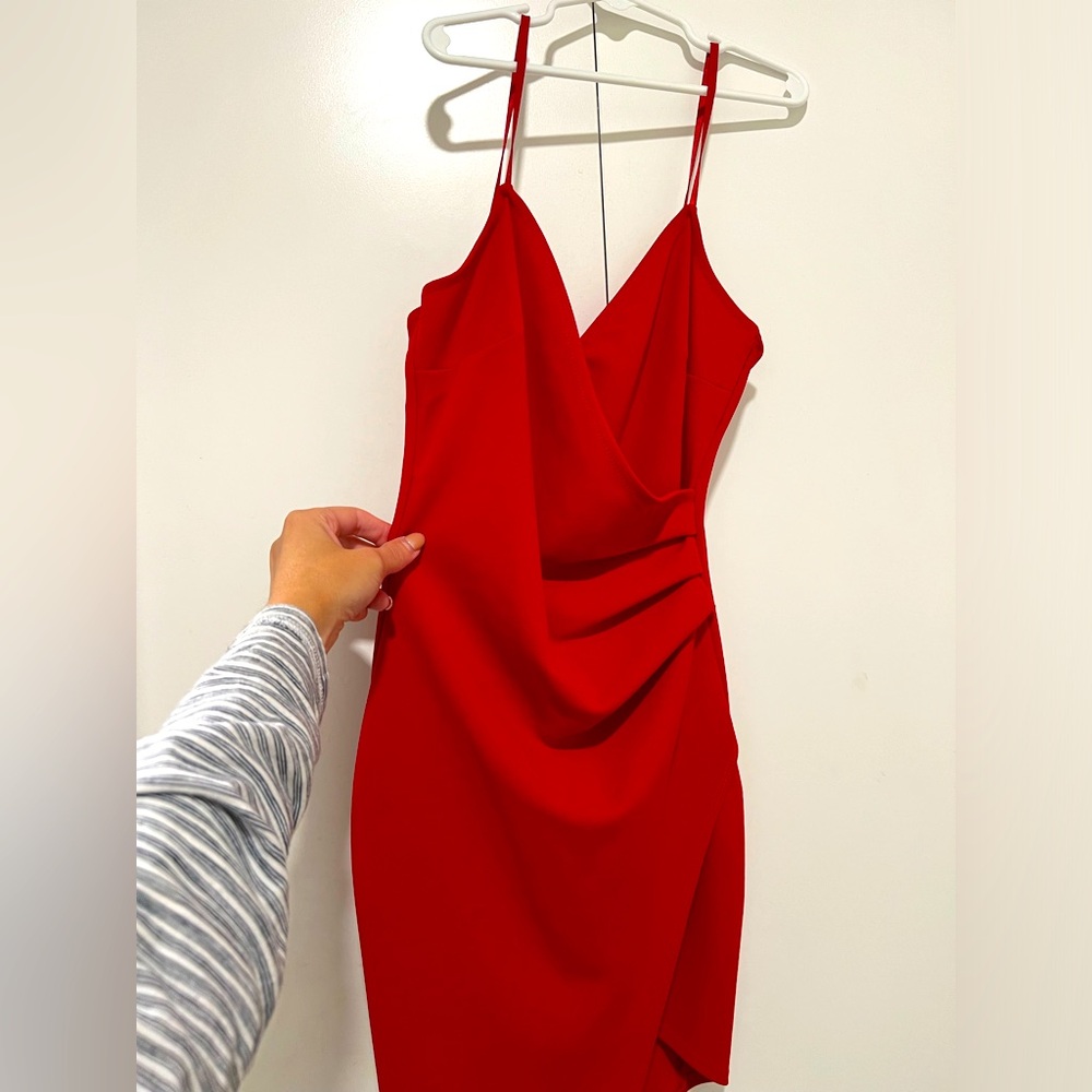Red dress